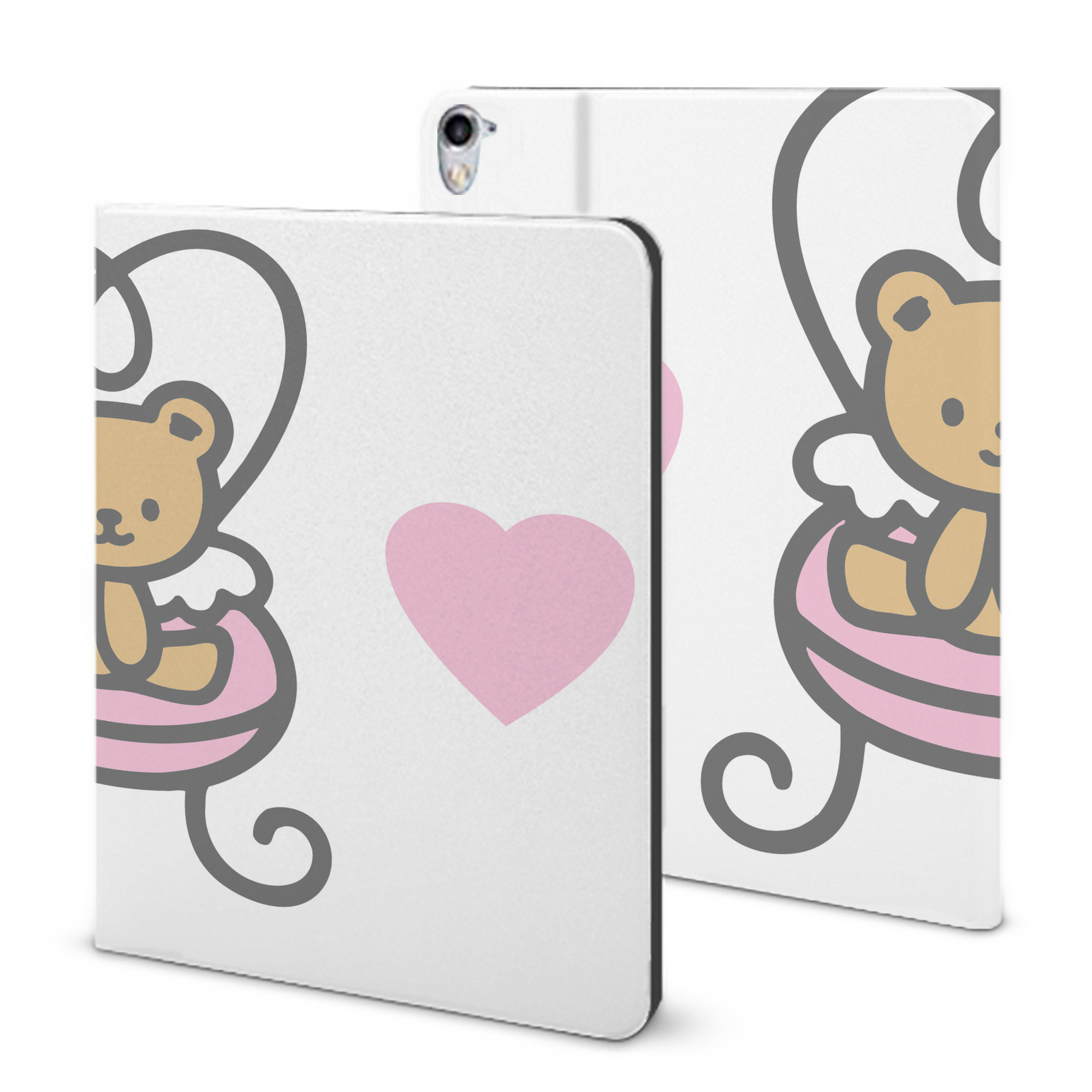 （画像用） Hello Kitty ハローキティ IPad ケース ブック型 PUレザー TPU 耐衝撃 軽量 薄型 ペン収納なし 全面保護 IPad 各モデル対応